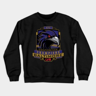 AFC Champs Ravens 2023 Crewneck Sweatshirt